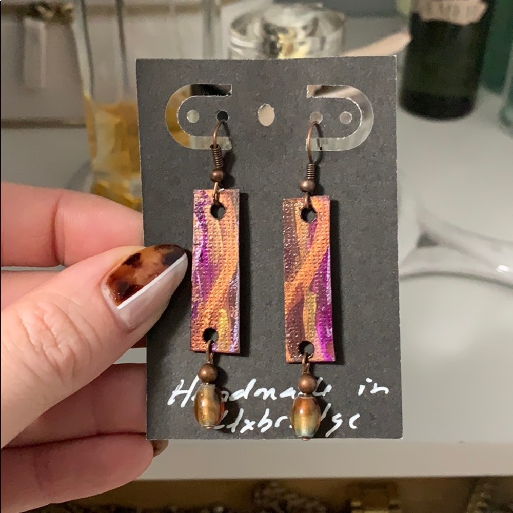 Artisan earrings - never worn